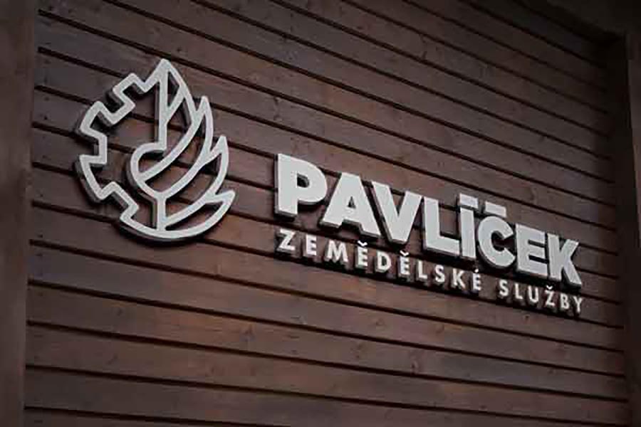 tvorba loga Pavl&iacute;ček zemědělsk&eacute; služby