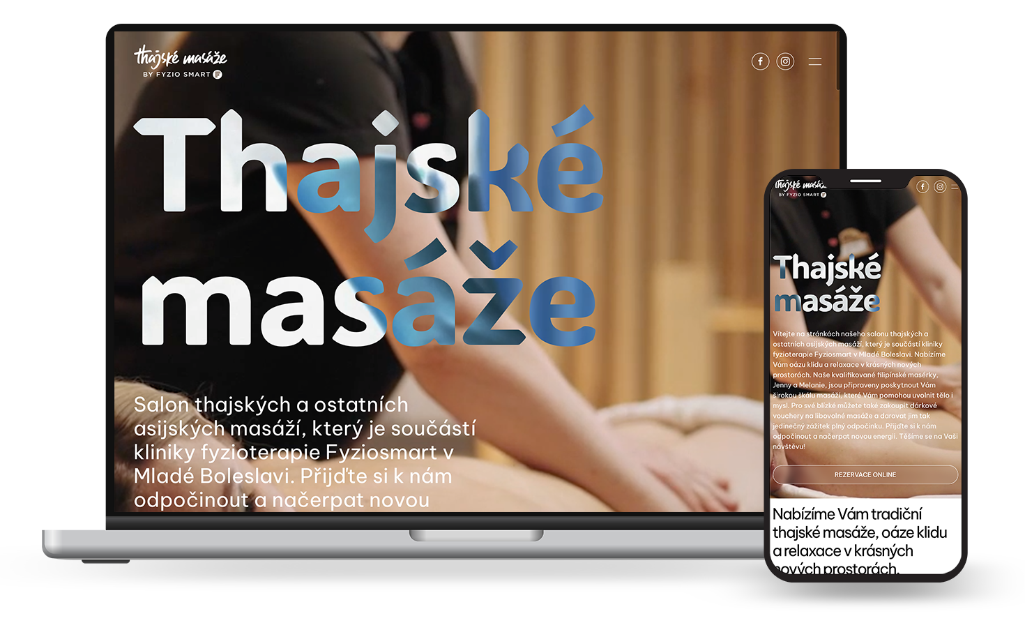 web design thajsk&eacute; mas&aacute;že Mlad&aacute; Boleslav